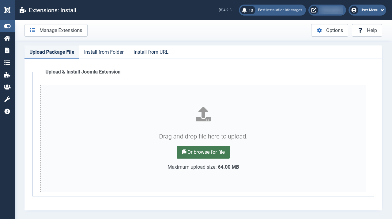 Joomla Installation Manager