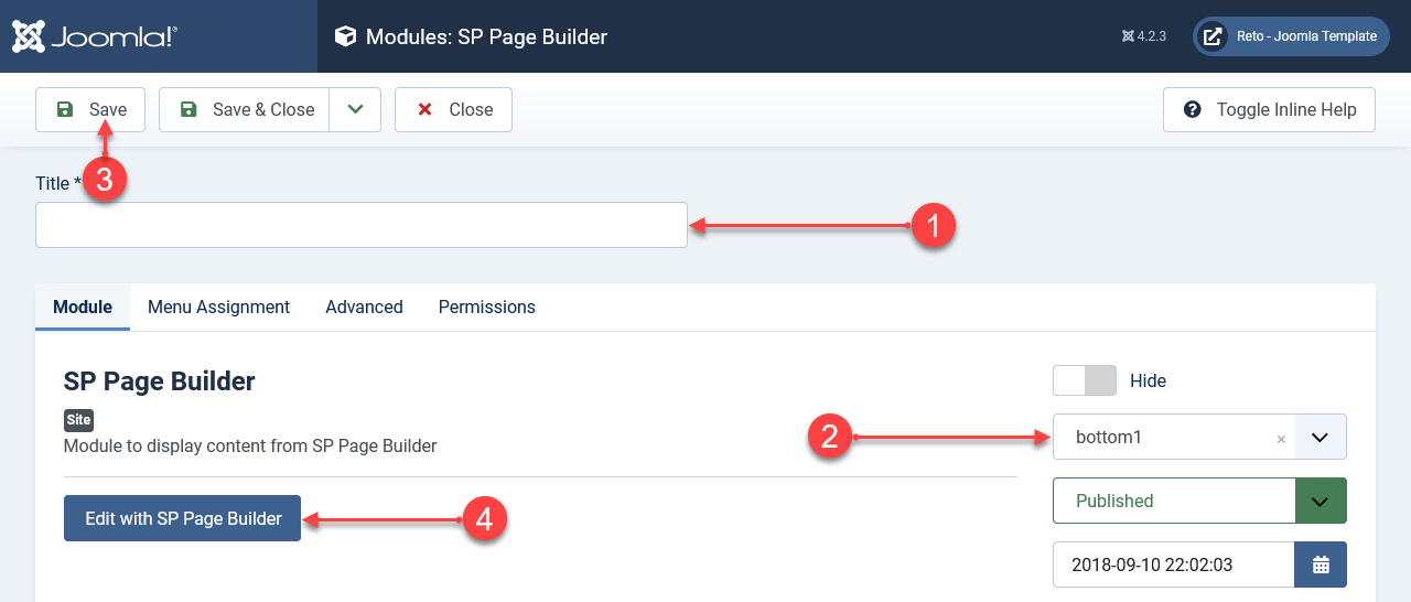 SP Page Builder 4 Module